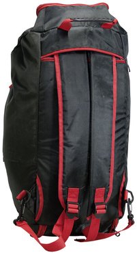 Rucksack Tasche Denver in Schwarz mit Rot für Sport und Freizeit